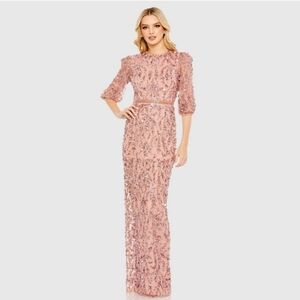 Sequin Rose Gold Gown